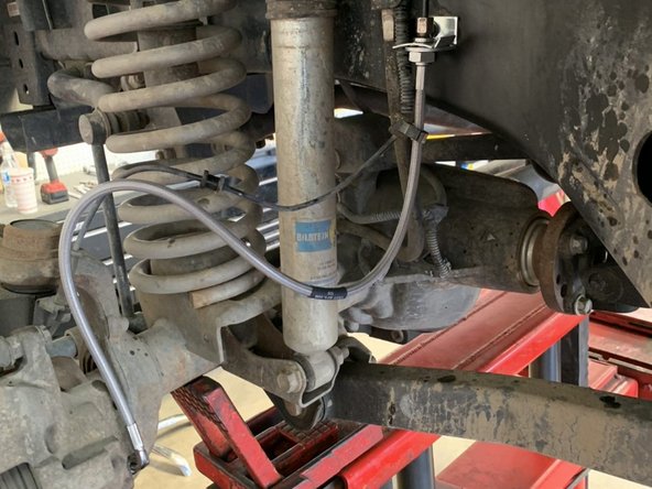 Repeat steps for the other side of the vehicle.