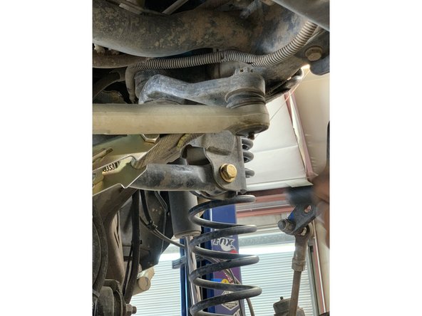 Replace with a 9/16-18 x 3&quot; bolt and lock nut with washers under the head of the bolt and lock nut.