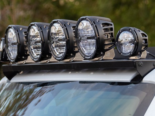 Install and wire lights per light manufacturer's instructions.