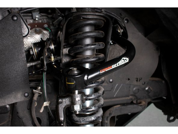 If the 10019 Billet Upper Control Arm Cap Set was purchased, they can be installed now.