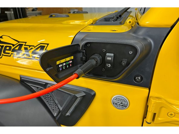Start the vehicle and toggle the compressor switch to the on position. The compressor should turn on for a short period of time then turn off. If it doesn't, spraying the air connections with soapy water can help identify any leaks.