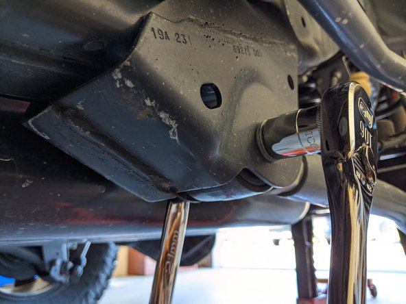 Move onto the rear lower control arms.