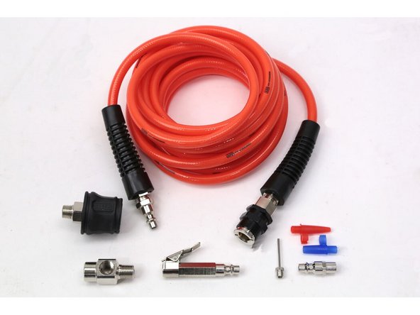 If using the ARB Pump Up Kit (171302), install the ARB air chuck at the back of the ARB manifold making sure to use thread sealant on the threads. Pointing it straight up will allow us to get at it by opening the hood and pushing the ARB hose in.