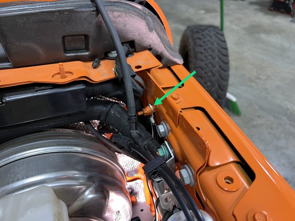 The ARB red spade terminal should match up with the purple wire in the control harness, and the Grimm OffRoad spade terminals should match up with their corresponding red and black wires in the Grimm OffRoad control harness.