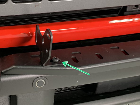 It helps to attach the lights before installing the light bridge on the bumper.