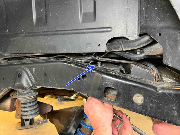 Alternatively, it is common to relocate the upper brake lines inside the frame to protect them. The Grimm OffRoad bracket will not be used if they are relocated inside the frame.