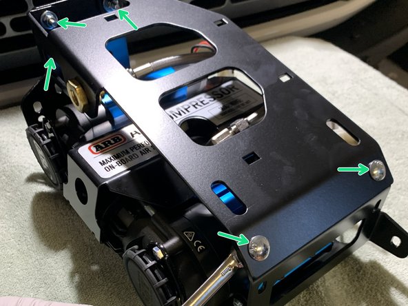 Torque carriage bolt hardware to  7 lb-ft [9 Nm].