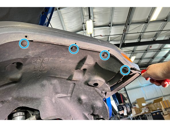 Remove the four upper push clips with your trim removal tool.