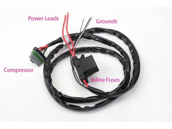 Attach the ARB main harness.