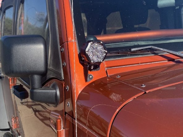 Follow wiring instructions provided by the light manufacturer.