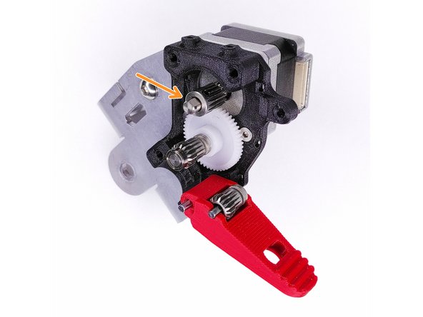 Montez le pignon moteur sur le NEMA14. .