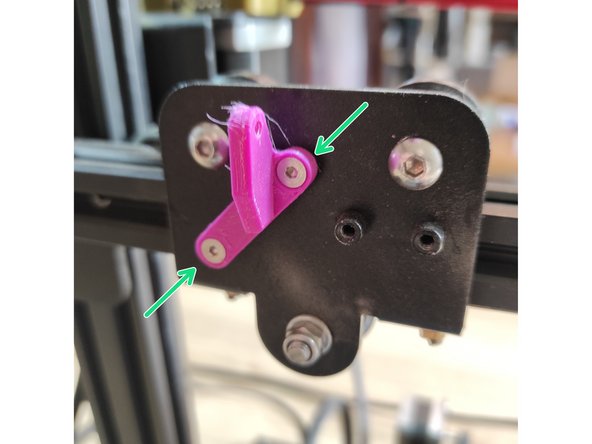 Montez le support de la turbine 5015 avec les 2 vis M3 sur le chariot de l'axe X.