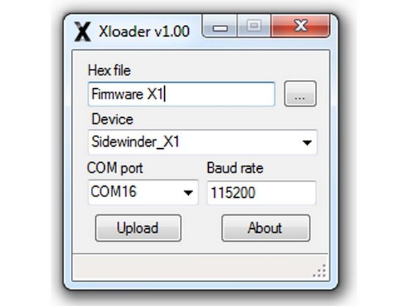 ATTENTION ! Sur certains Systeme d'exploitation, si Xloader ne fait pas la mise à jour du firmware ,il vous faudra déconnecter physiquement  le TFT pour qu'il passe.
