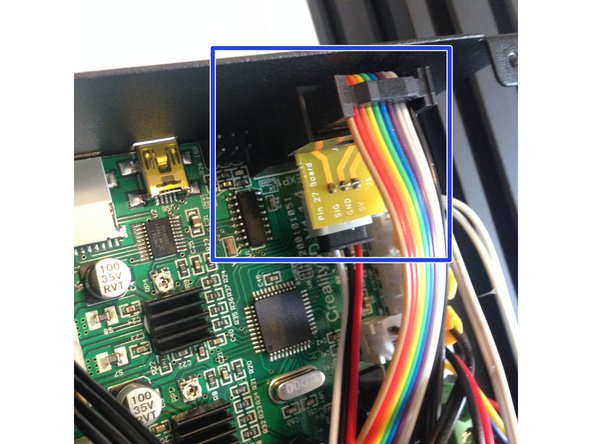 Connectez la broche IDC de l'écran