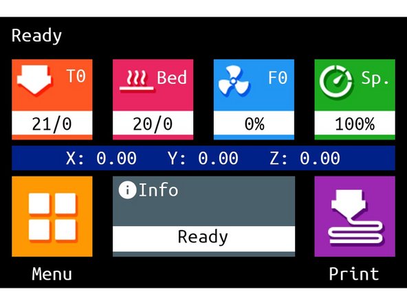 Inserez la carte SD dans le slot de l'imprimante et allumez la. Attendre la fin de la mise à jour, elle dure environ 2 min.