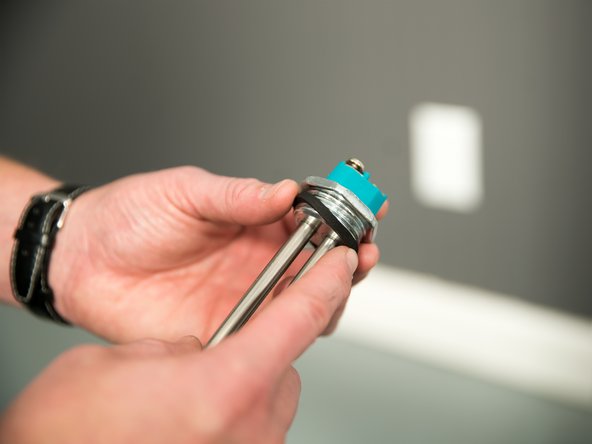 Install the gasket on the element.