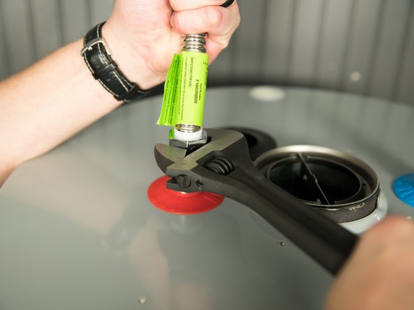 Almost all leaks occur at connections and are not a tank leak.