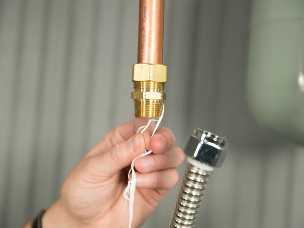 Clean the threads and gaskets.