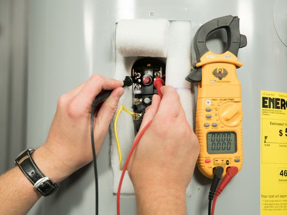 WARNING! Working near an energized circuit can result in severe injury or death from electrical shock. Check wires with a volt meter or circuit tester to make sure power is off . 