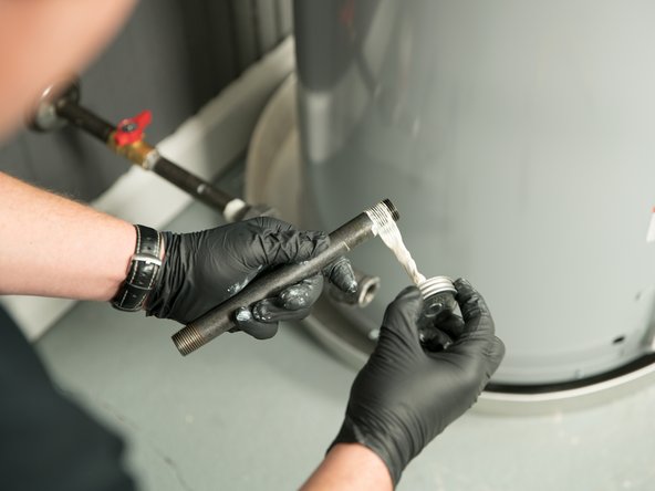 Install the drip leg.