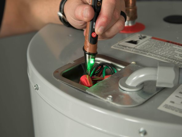 WARNING! Working on an energized circuit can result in severe injury or death from electrical shock. Check wires with a volt meter or circuit tester to make sure power is off.