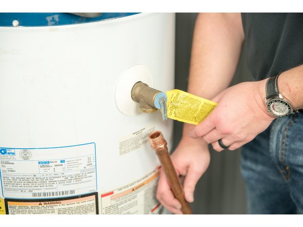 You may be able to reuse the discharge pipe, but  DO NOT REUSE THE OLD T&amp;P RELIEF VALVE. Use the new T&amp;P relief valve supplied with your new water heater. 