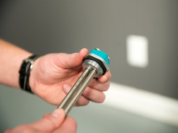 Install the gasket on the element.