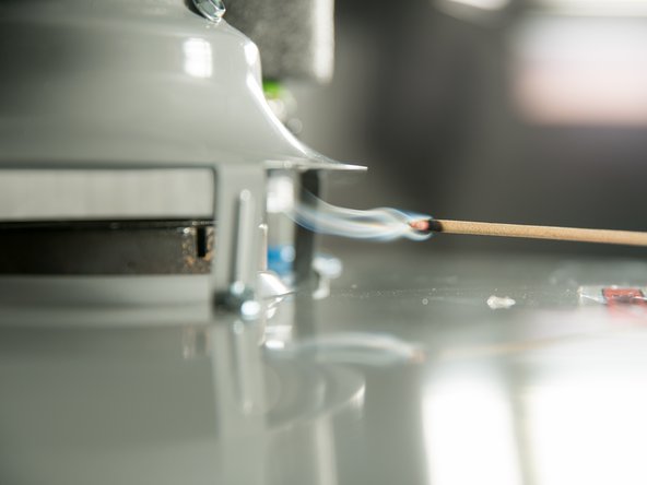 Within five minutes of main burner operation, the smoke source should be drawn into draft hood.