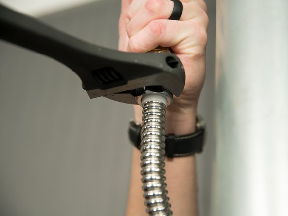 If the paper towel gets wet, try tightening the hot and cold water connections.