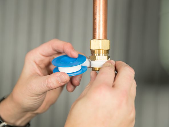 Reapply pipe joint compound or plumber's tape, if used.