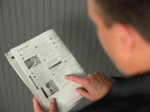 Read all of the labels on the water heater.