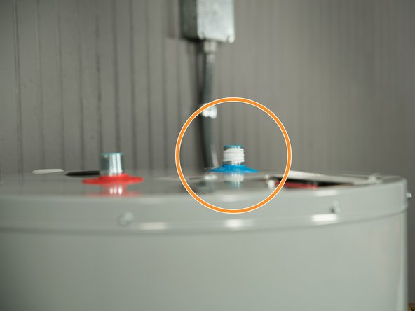 Use pipe joint compound or plumber's tape on the threaded connections only.
