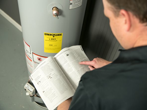 Read and follow the scald warning information on the water heater and in the owner's manual.
