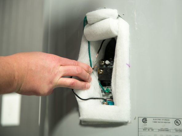 Disconnect the wires from the bad thermostat.