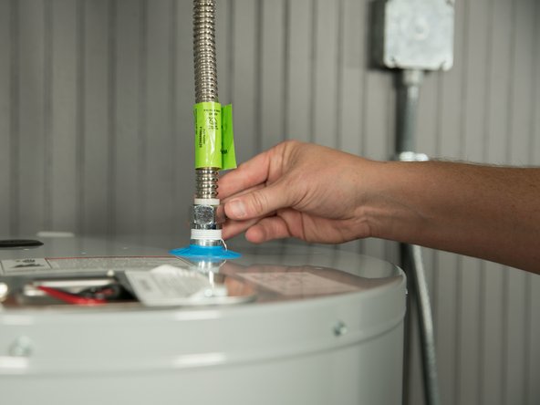 Almost all leaks occur at connections and are not a tank leak.