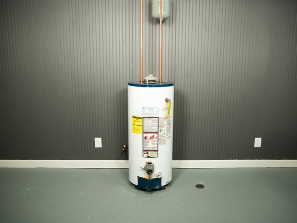 You may need to support the vent pipe until the new water heater is in place.