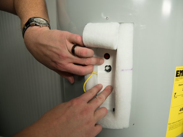 Replace the plastic protector.