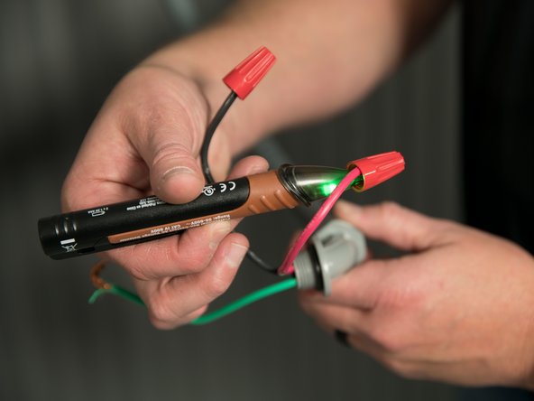 WARNING! Working on an energized circuit can result in severe injury or death from electrical shock. Check wires with a volt meter or circuit tester to make sure power is off.