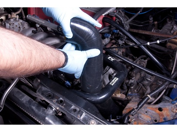 Once you have chosen and marked a location on the tube, remove it from the car.