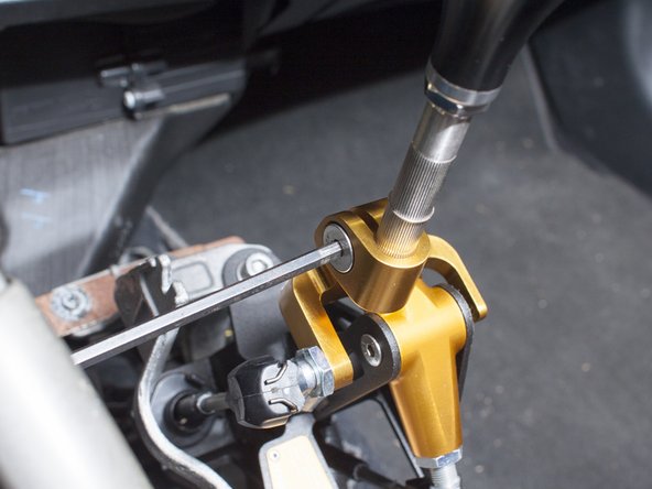 The throw can also be adjusted by changing the height of your shift knob.