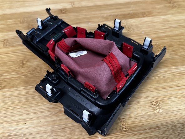 You can also use double sides tape to secure it, but the stapling method is the most durable.