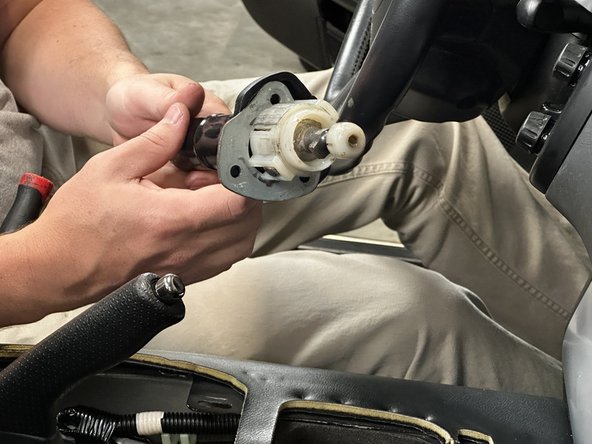 Pay attention to the spring that will remain in the transmission. Remove this spring and set it aside, as it will get reused.