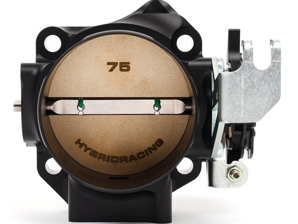 The center shaft and mounting bolts are mechanically locked once they are installed. DO NOT LOOSEN THEM. If you try to remove them, you can damage the throttle body and the screws cannot be used again.