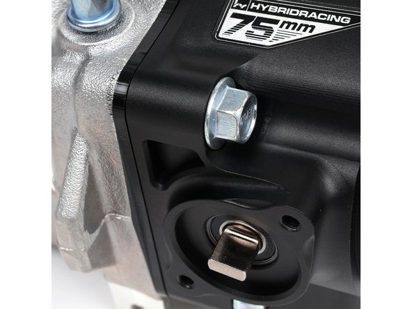 Use the 4 supplied bolts and secure the throttle body to the intake manifold.