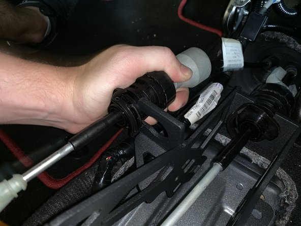 Using the provided bolts and washers bolt the shifter to the chassis with a 5mm Allen wrench