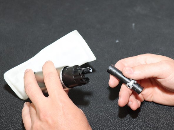 Inspect the rubber hose for damage or fatigue. If this item is old or in bad shape, replace it with the included hose.