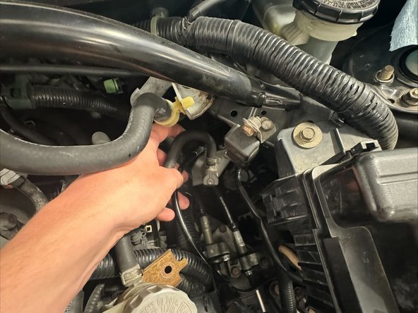 If your vehicle already has a flexible braided clutch line, save yourself the mess and DO NOT remove from CMC yet.