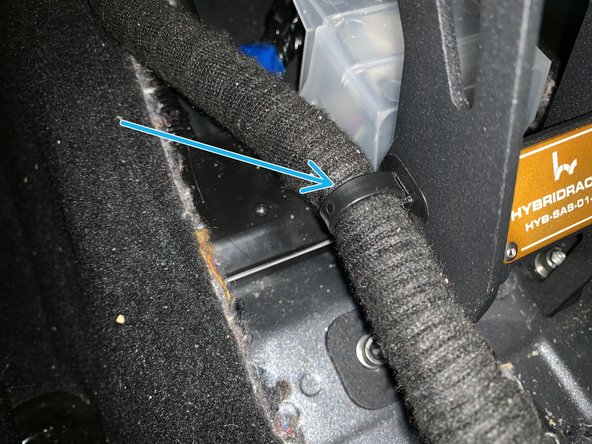 Reinstall the factory wiring harness onto the base of the Hybrid Racing shifter.