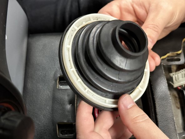 You can now re-install the factory shift boot.