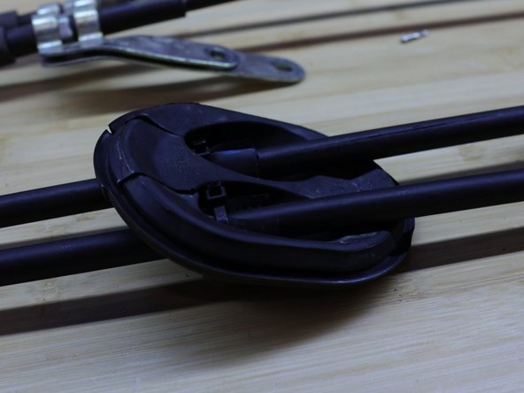 Secure the floor seal with both supplied zip ties. These ties help the cable stay in place.